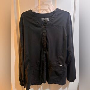 Grey’s Anatomy Black Scrub Jacket XL